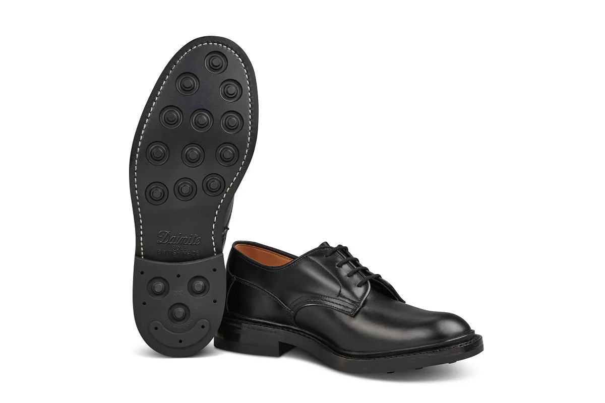 Woodstock Plain Derby Shoe - Black