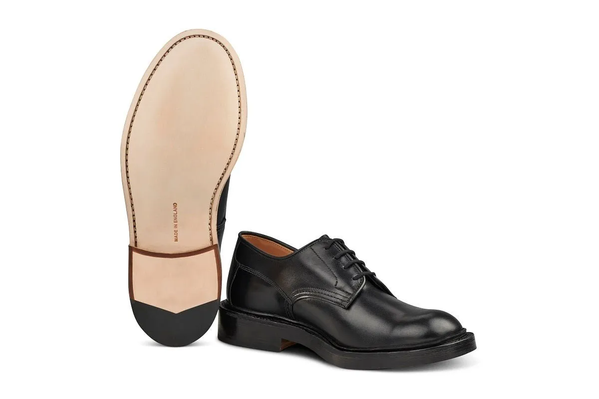 Woodstock Plain Derby Shoe - Black